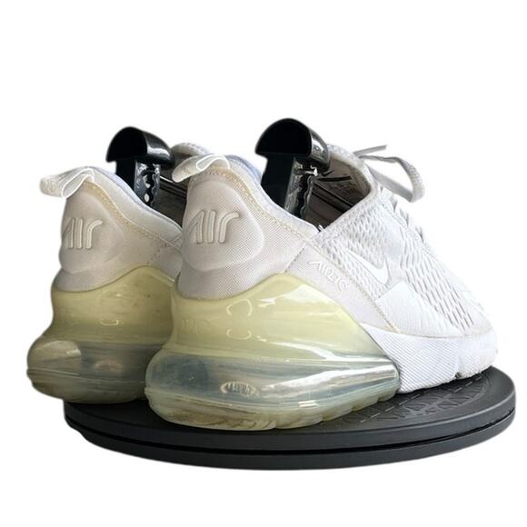 Boys Nike Air Max 270 943345-103 Mesh Athletic Running Sneaker Shoes SZ 7 White - Picture 4 of 6